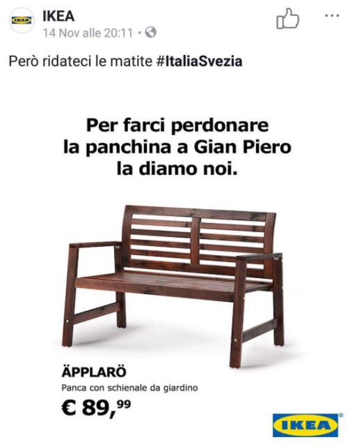 Vignette Divertenti esclusione Mondiali Russia 2018, anche Italia-Svezia Ikea