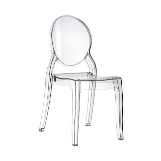 καρέκλα τραπεζαρίας κουζίνας μοντέρνα οικονομική ακρυλική διάφανη modern cheap chair for dining table dining room kitchen clear acrylic ghost chair