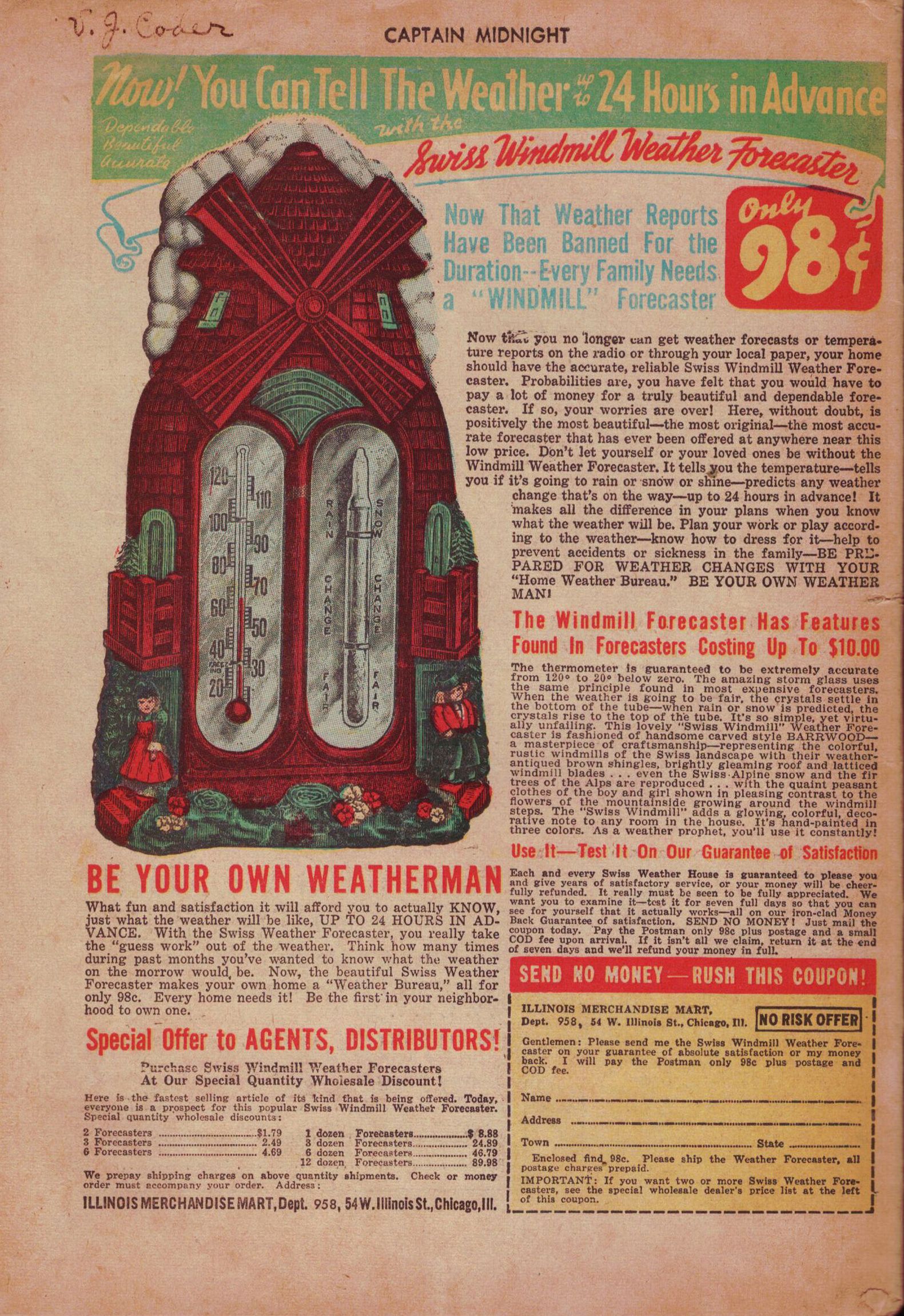 Read online Captain Midnight (1942) comic -  Issue #15 - 50