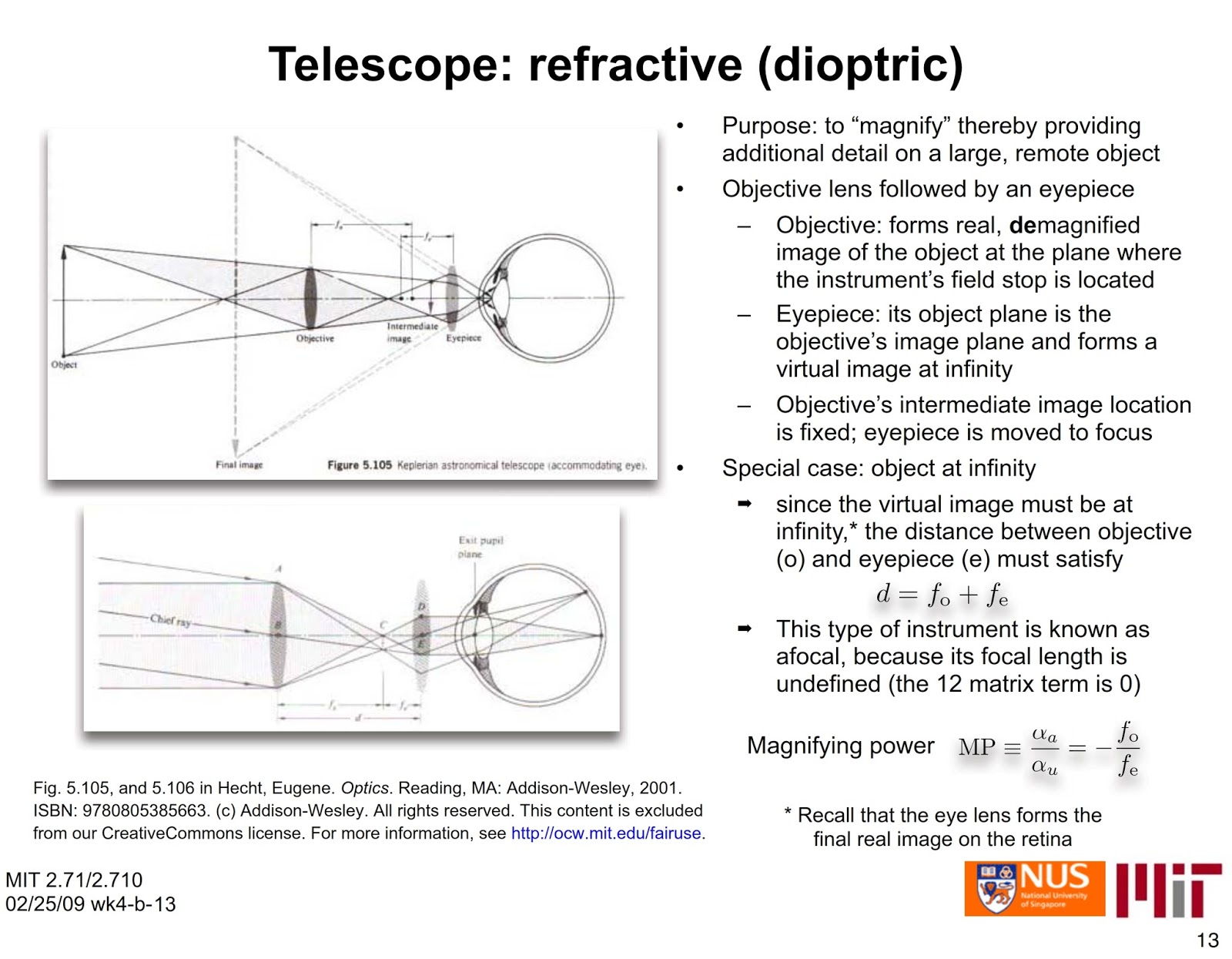 Tópicos de Física Moderna lecture8telescopesaberrationschromatic