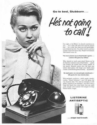 Listerine -- Go to bed, Stubborn ... He's not going to call