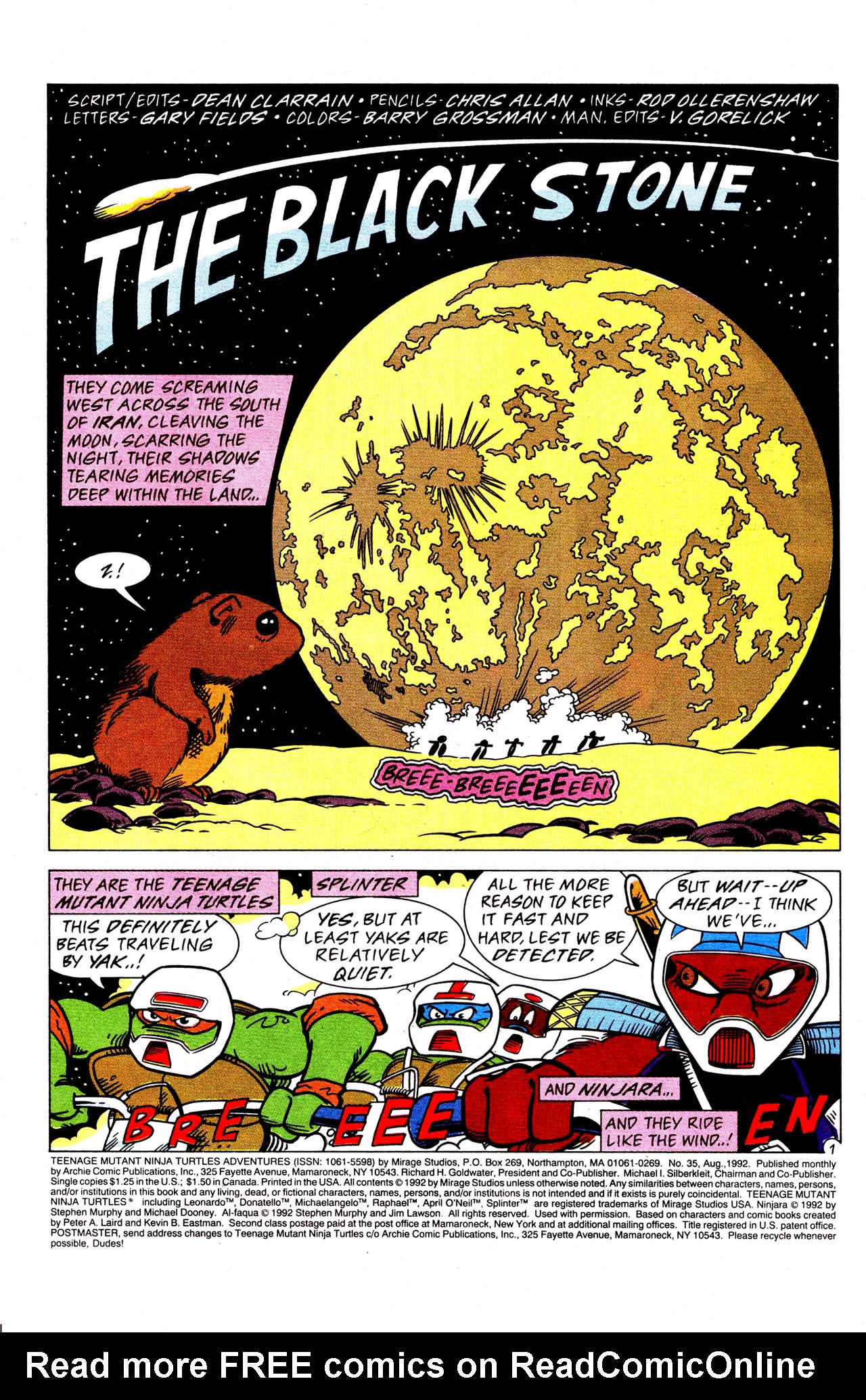 Read online Teenage Mutant Ninja Turtles Adventures (1989) comic -  Issue #35 - 3