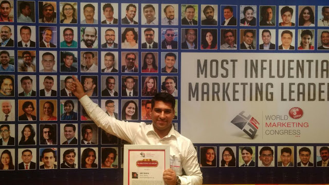 Amit Bhatia with Award Certification
