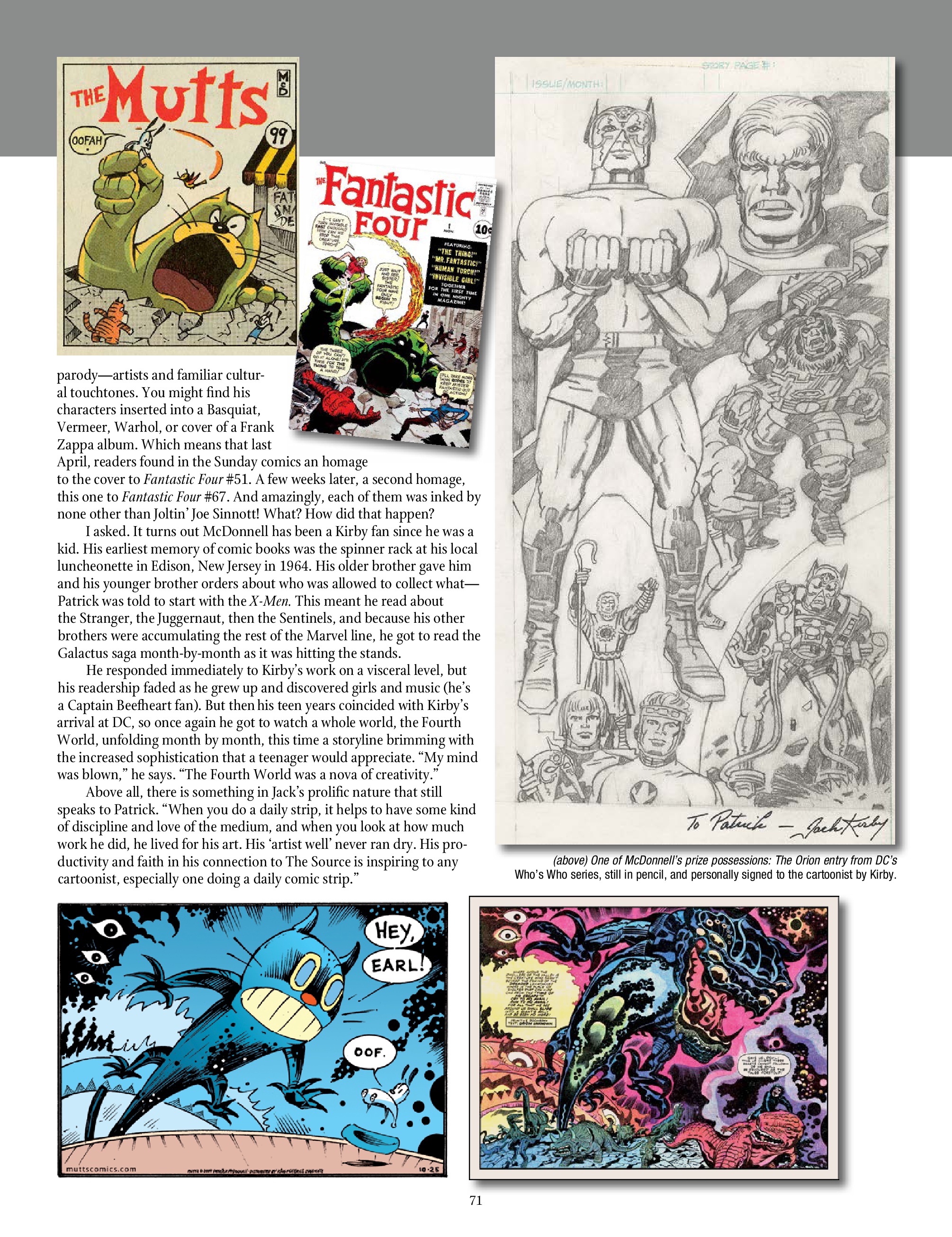 Read online The Jack Kirby Collector comic -  Issue #78 - 73