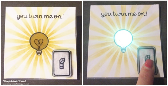 Stempelnische Kassel: Meine erste LED-Karte!