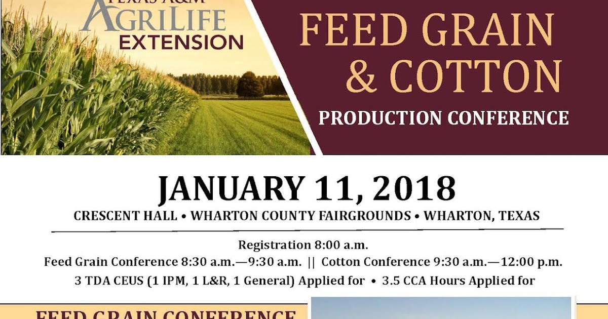 Upper Coast IPM Feed Grain and Cotton Conference