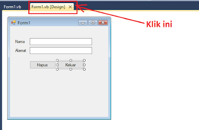 #Vb.Net Part 3  – Tutorial membuat Tombol Hapus Dan Keluar  