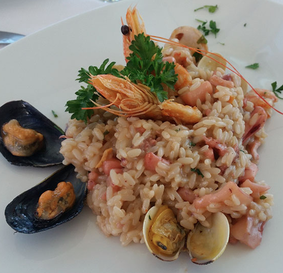 Ristorante a' Fenestella Napoli Risotto ai frutti di mare. Un classico