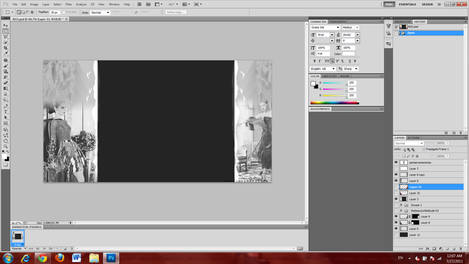 Exceptionally Ordinary: Simple BG Tutorial