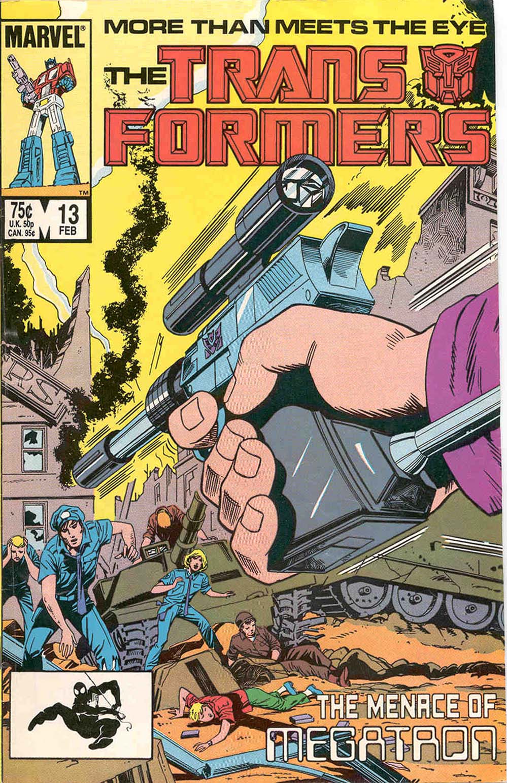 Read online The Transformers (1984) comic -  Issue #13 - 1