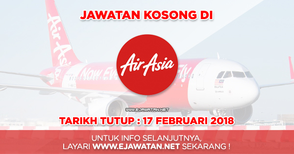 jawatan kosong airasia 2018