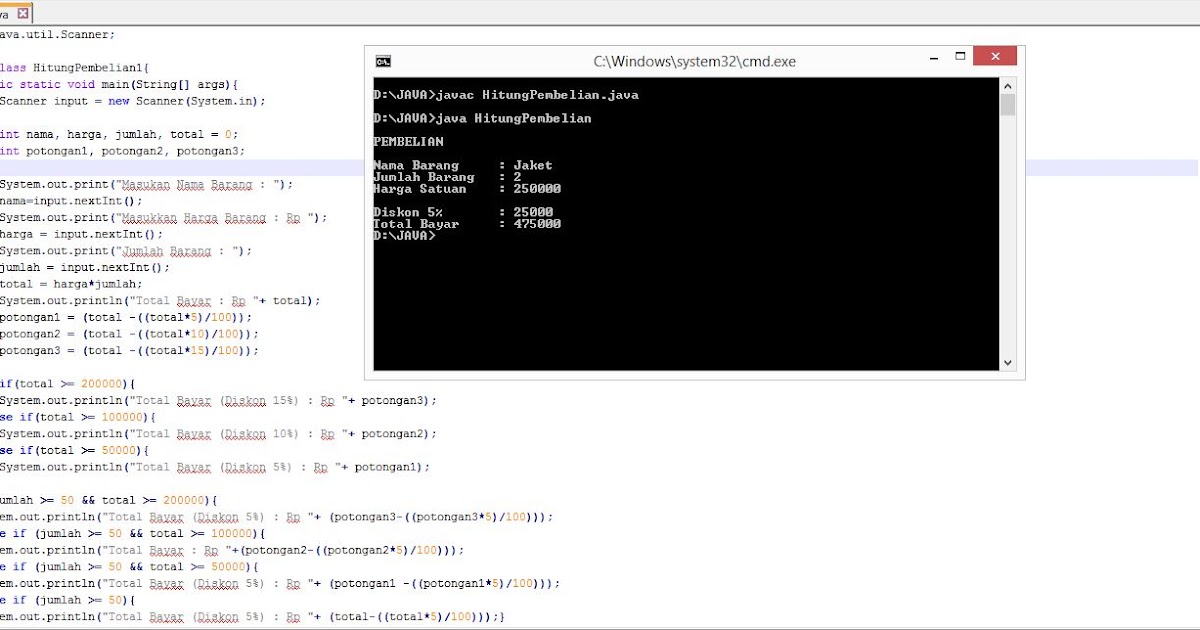 Contoh Program Pembelian Penjualan Sederhana Dengan Java Neatbeans Hardifal