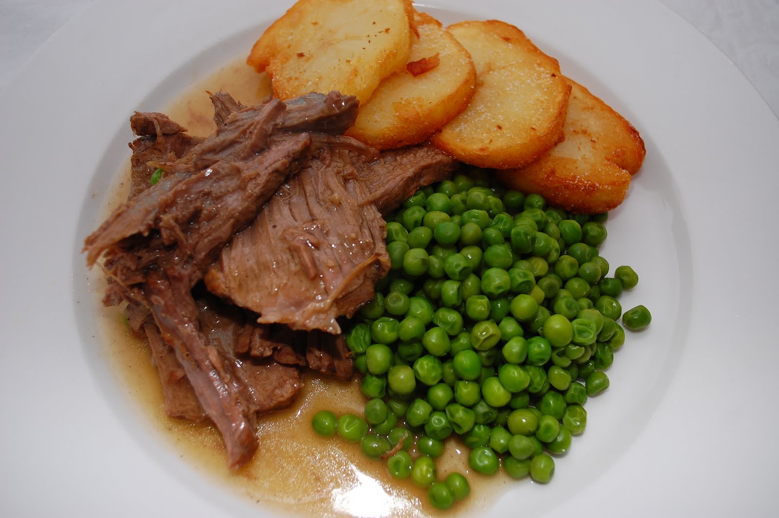 Love, to taste Beef pot roast, with white wine and french style aromatics