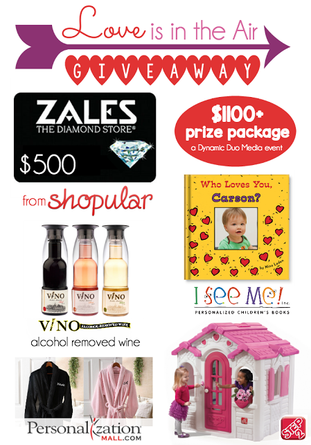 #Love is in the Air #Giveaway  prizes