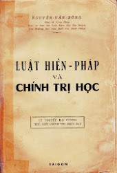 GS Nguyễn văn Bông: Luật Hiến pháp và Chính trị học