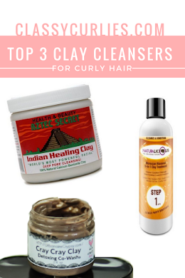 Top three no shampoo clay washes for curly hair- ClassyCurlies