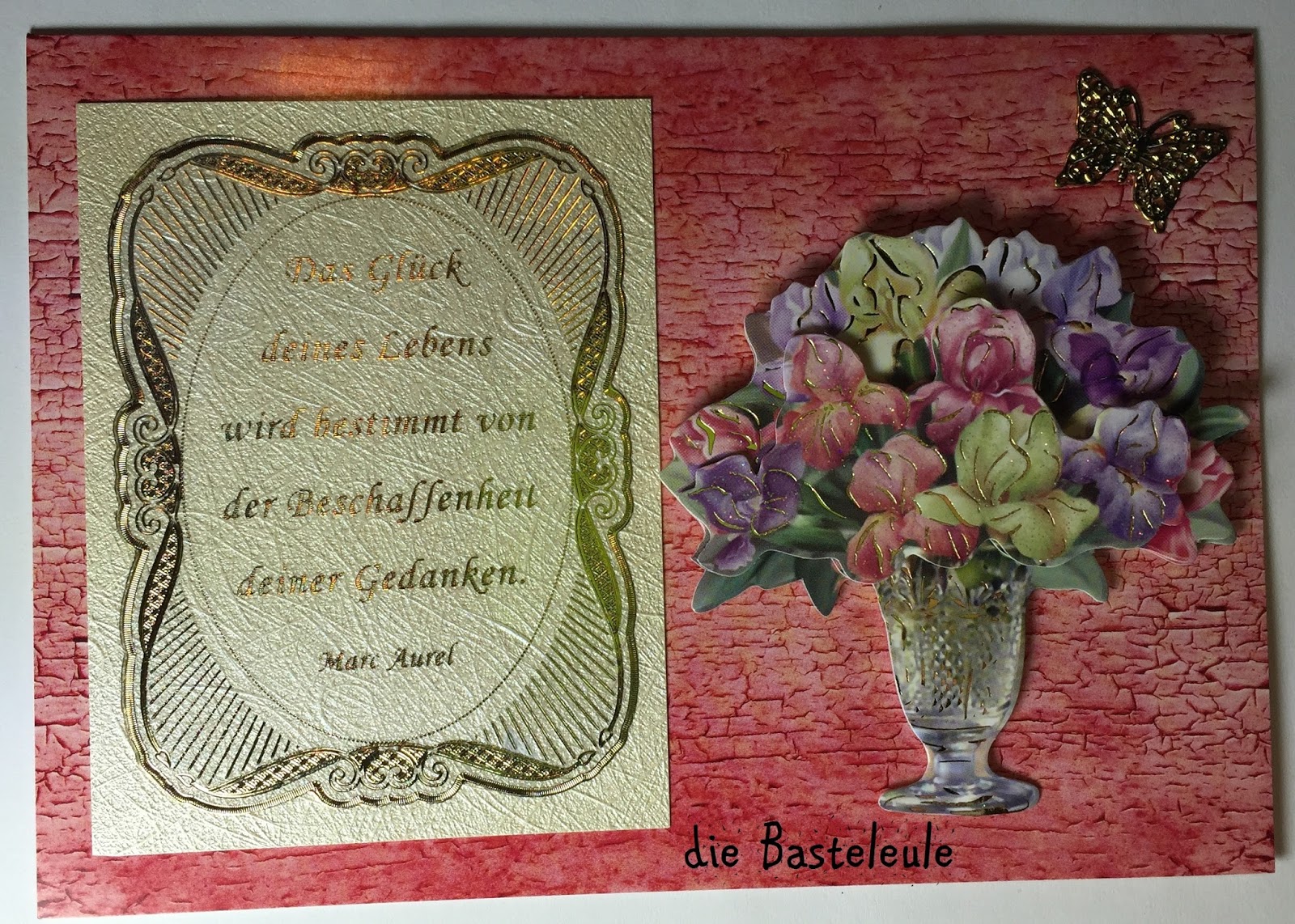 die Basteleule Karten mit Sprüchen