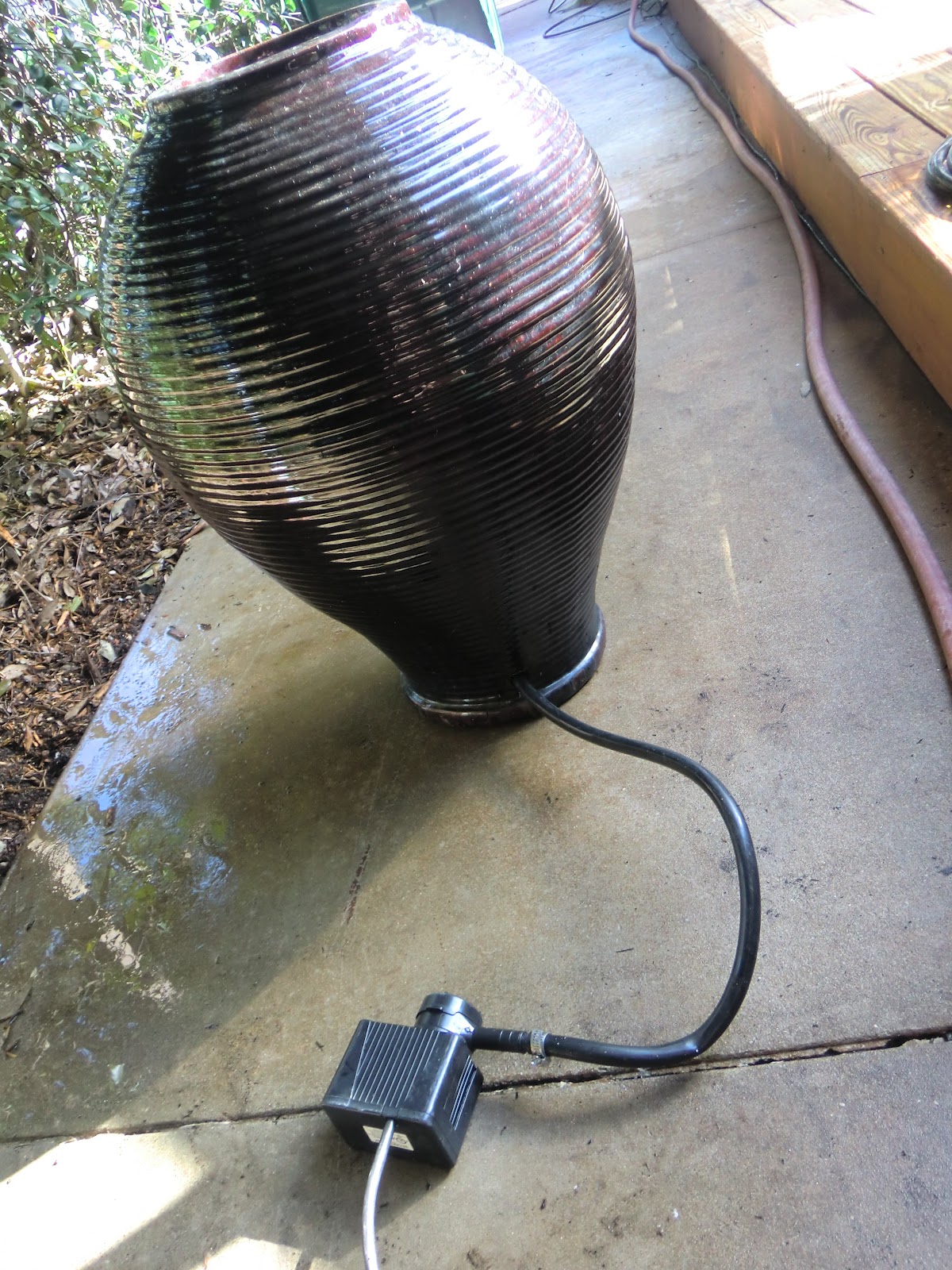 Shabby Glam DIY Vase Fountain