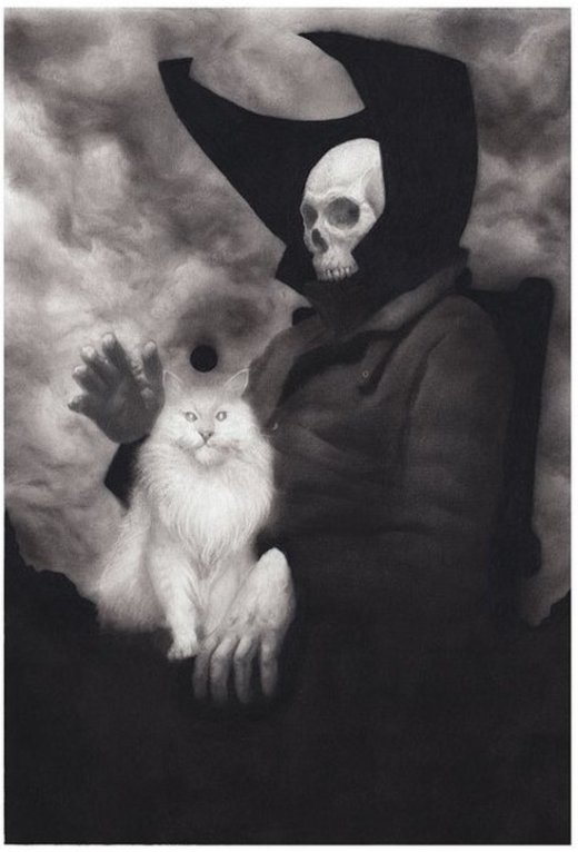 As surreais, sombrias e macabras ilustrações de Randy Ortiz Randy Ortiz instagram arte ilustrações surreais sombrias macabras terror morte