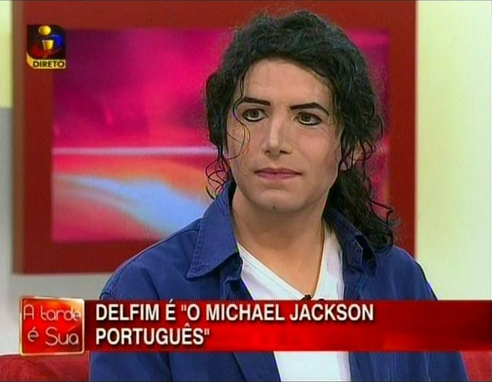 Delfim Miranda - Michael Jackson Tribute - TV screenshot - "Delfim is the portuguese Michael Jackson"