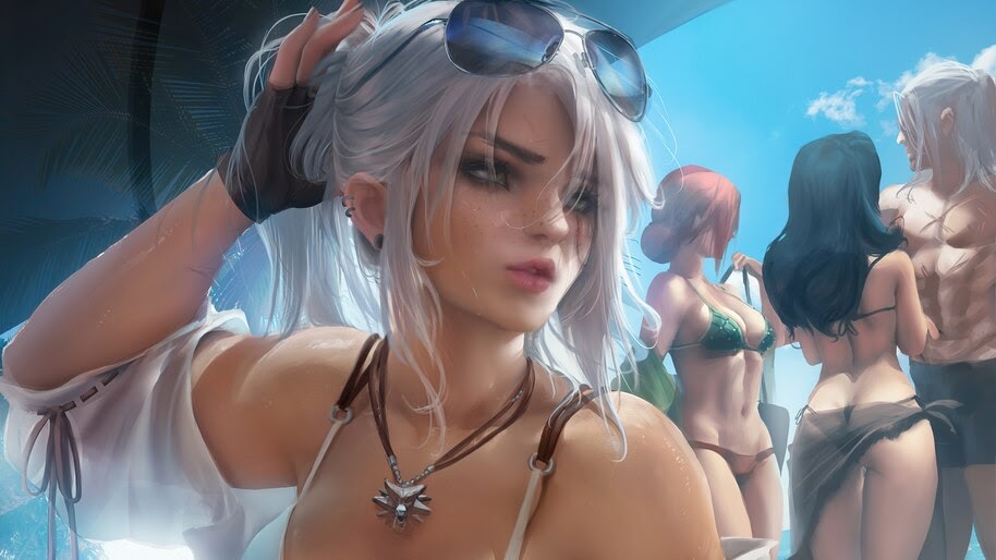 Ciri, The Witcher 3, Art, 4K, #6.492
