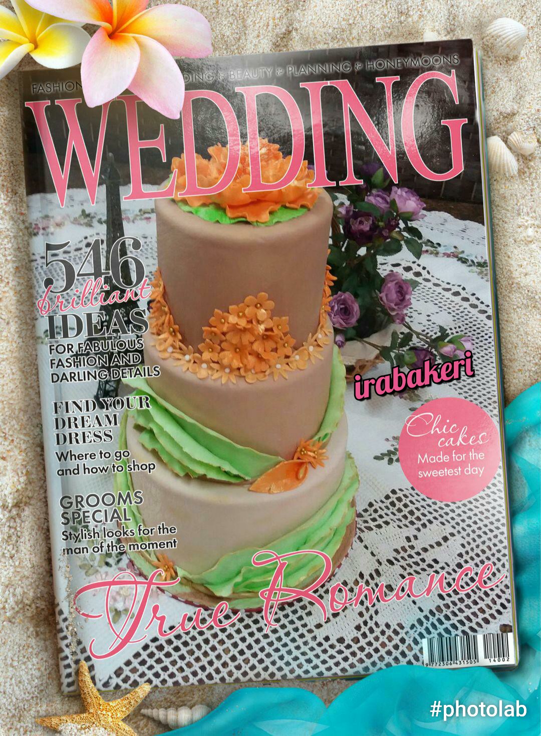 Wedding fondant 3tiers