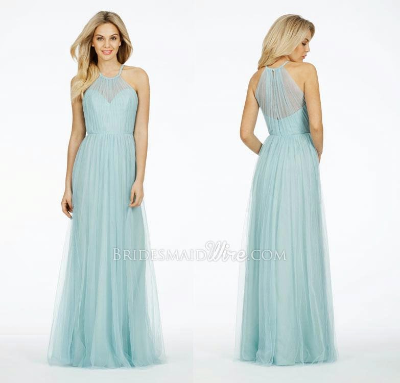 Jade Halter Neck Sweetheart Ruched Long Bridesmaid Dress-2