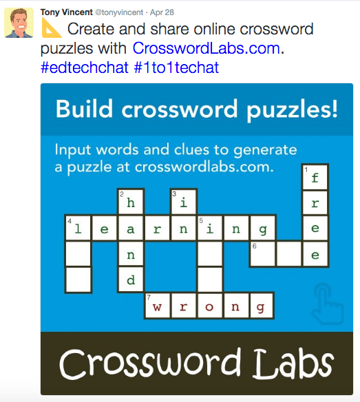 The Library Voice Crossword Labs, Jeopardy Labs, Bingo Baker, & Word