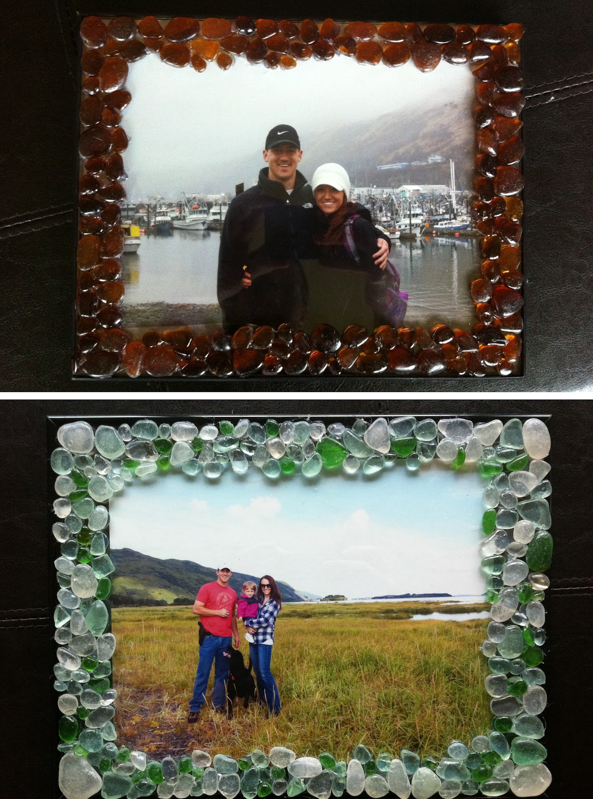 mom.wife.artist Sea Glass Picture Frames