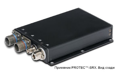 Приемник PROTEC™-SRX. Вид сзади