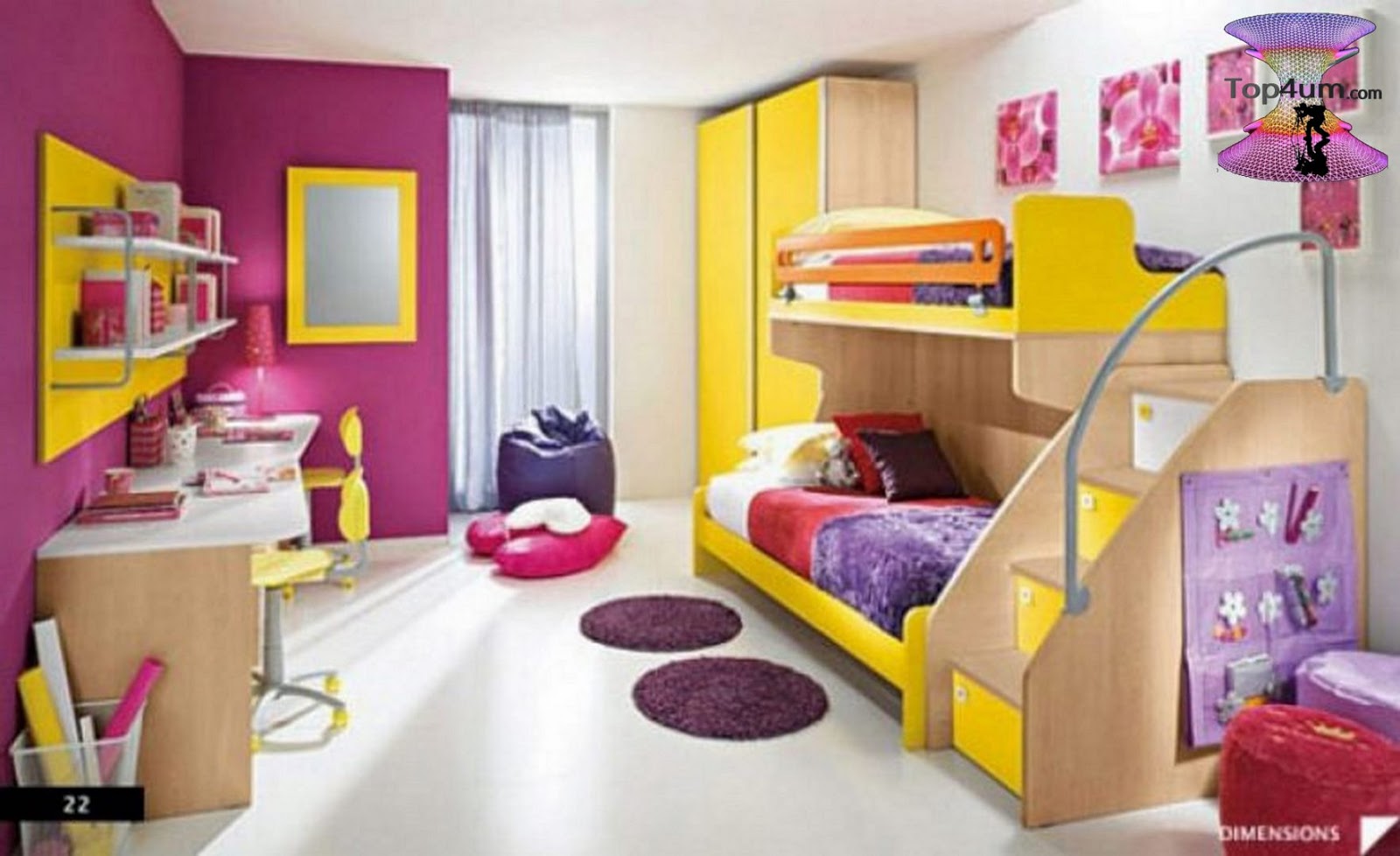 اشيك ديكورات غرف نوم اطفال اولاد وبنات مشتركة👧🏻🧑🏻 cool shared kids room اشيك ديكورات غرف نوم اطفال اولاد وبنات مشتركة👧🏻🧑🏻 cool shared kids room