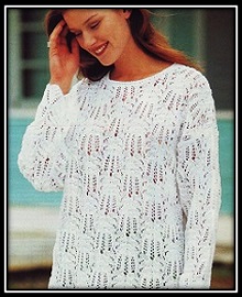 ажурный пуловер для полных дам ajurnii pulover dlya polnih dam