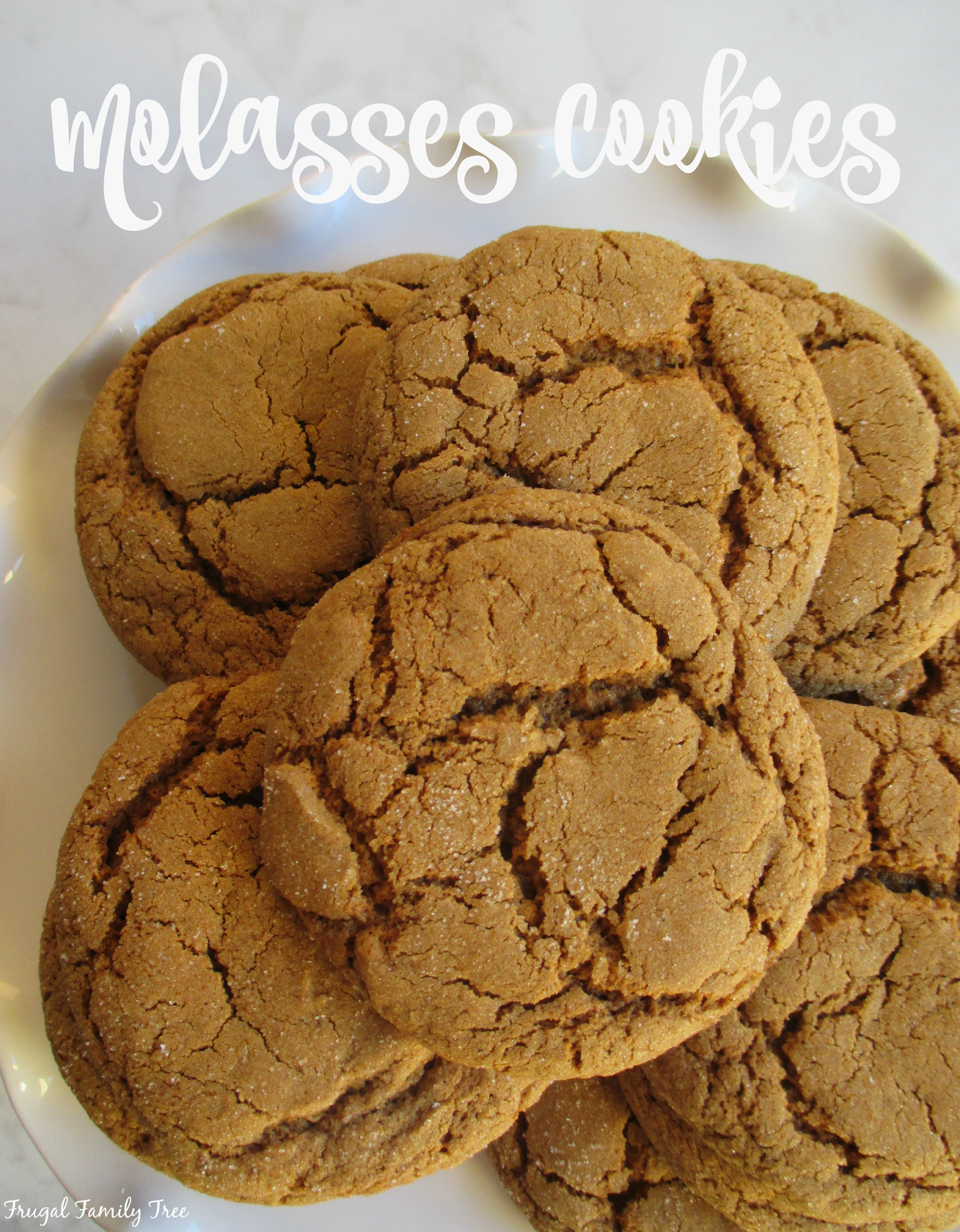 Molasses chewy cookingclassy boasting addictive buttery deliciously Holiday Molasses Cookies | Frugal Family Tree