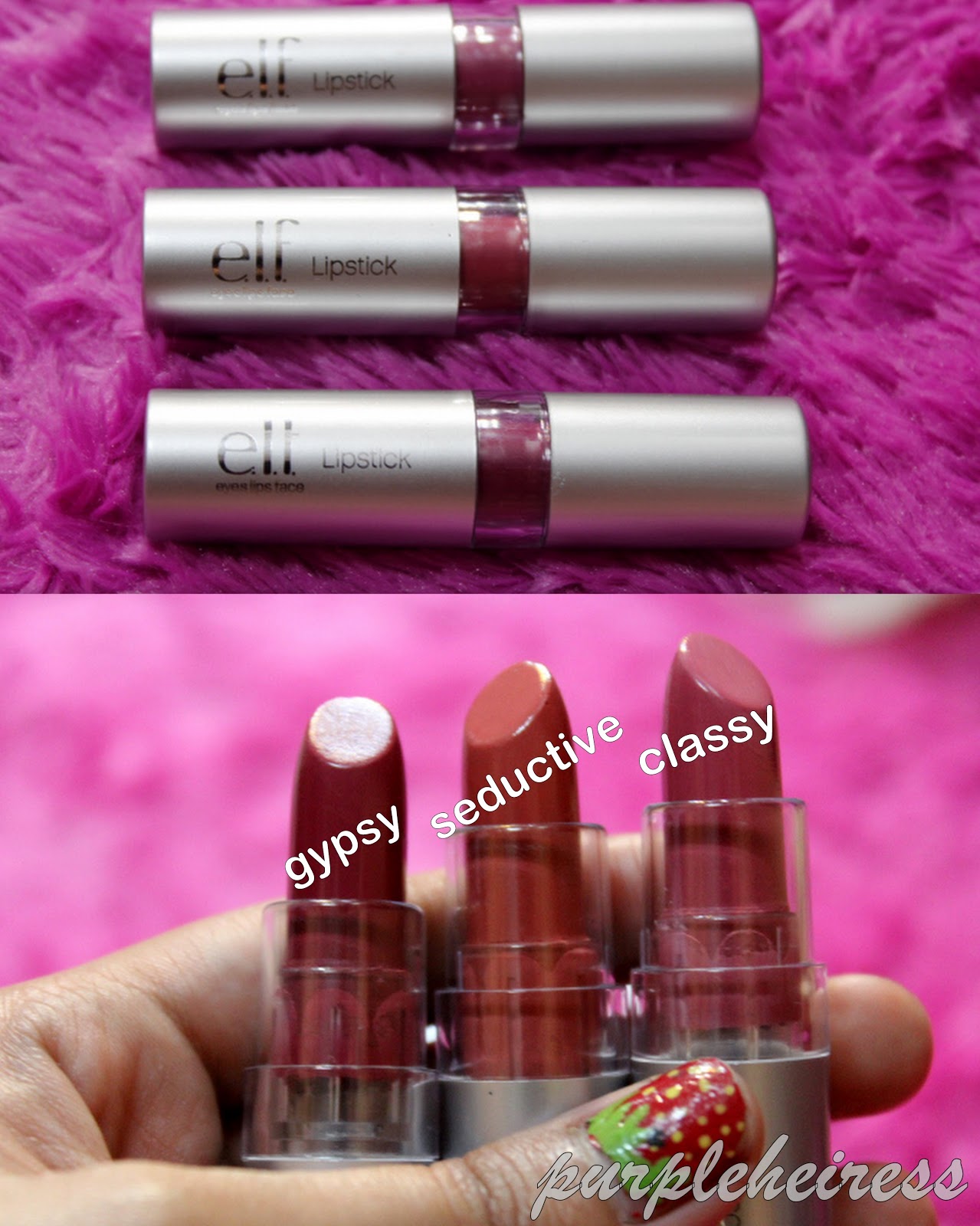PURPLEHEIRESS ELF Lipsticks (Tagalog Review)