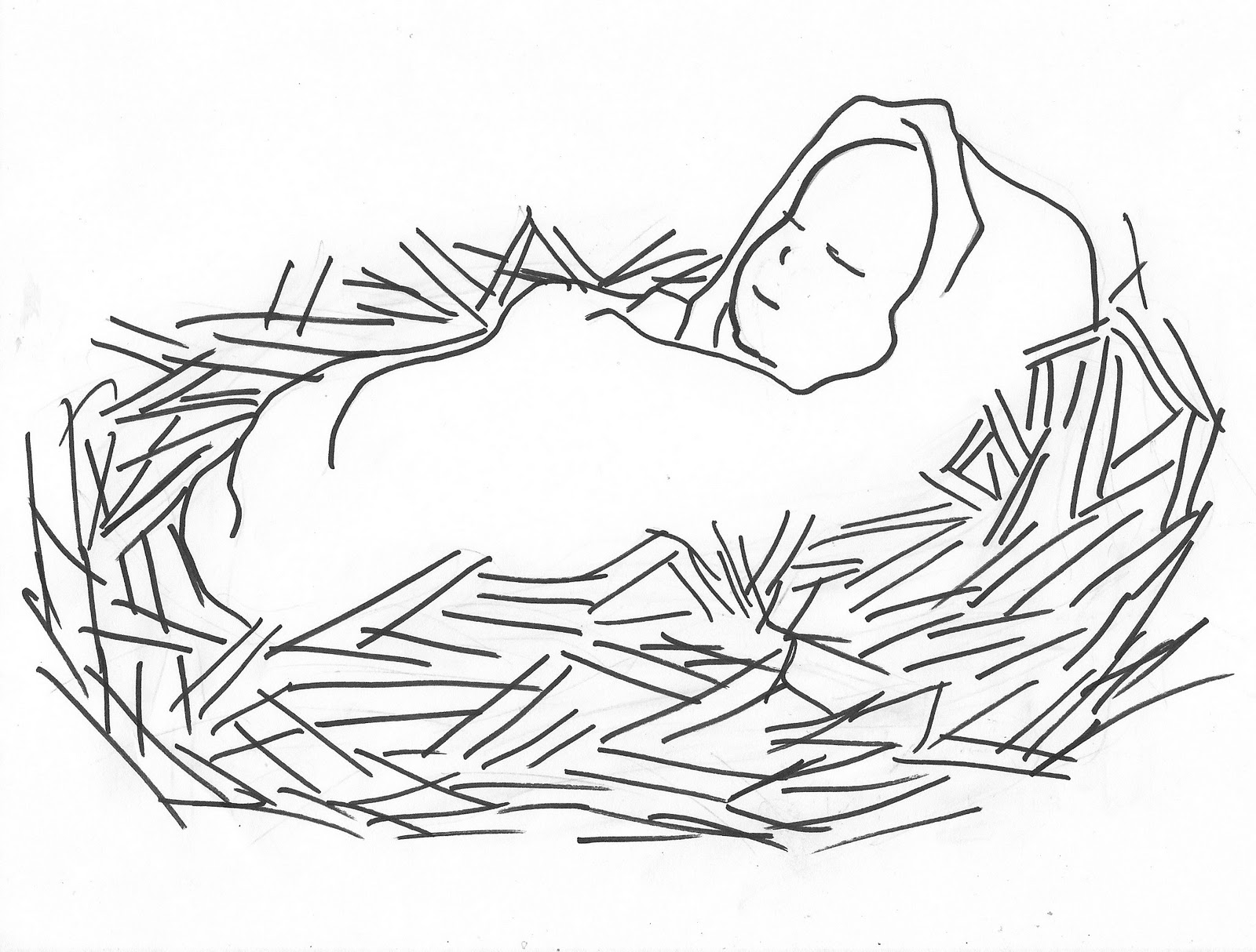 clipart pictures of baby jesus - photo #45