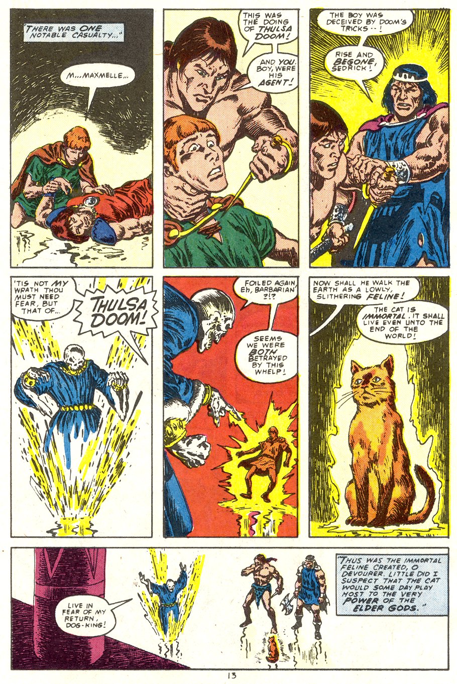Read online Conan the Barbarian (1970) comic -  Issue # Annual 12 - 14