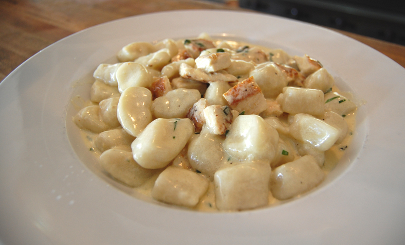 ROSTI TUSCAN KITCHEN Handmade Gnocchi with Grilled Chicken and Creamy DijonTarragon Sauce