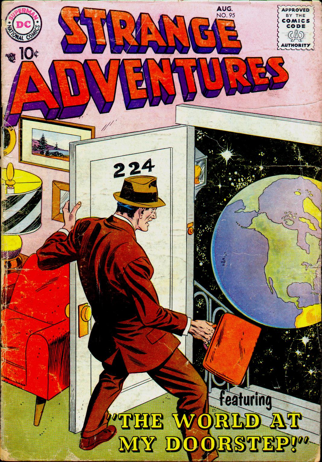 Read online Strange Adventures (1950) comic -  Issue #95 - 1