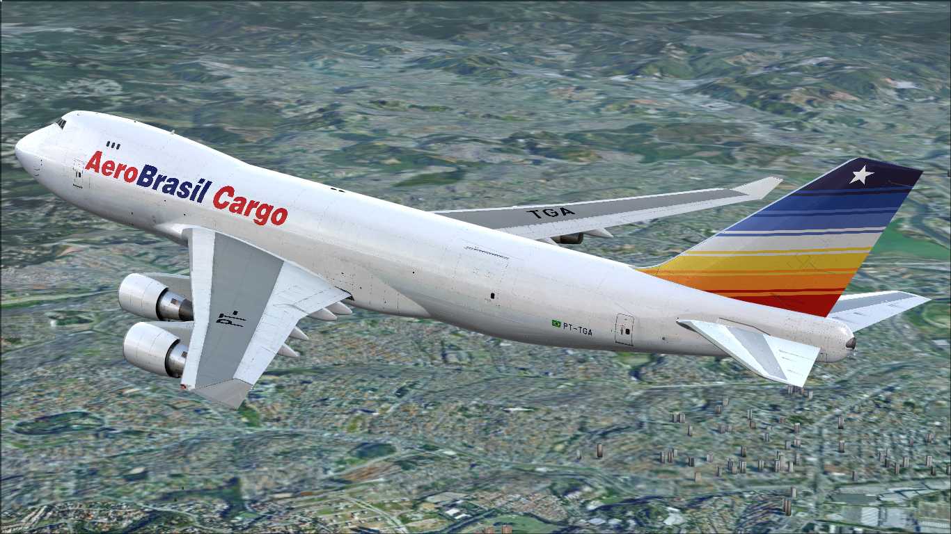 Texturas Brasileiras AeroBrasil Cargo PTTGA Boeing 747400F