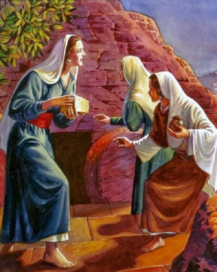 Mary Magdalene At Jesus Tomb