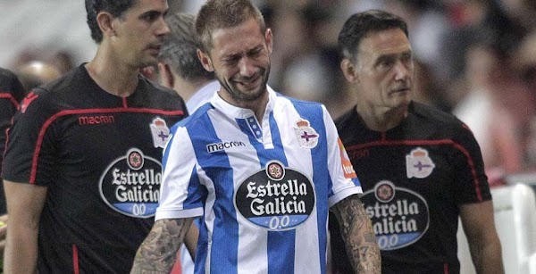 Deportivo, Fede Cartabia no estará por lesión ante el Málaga