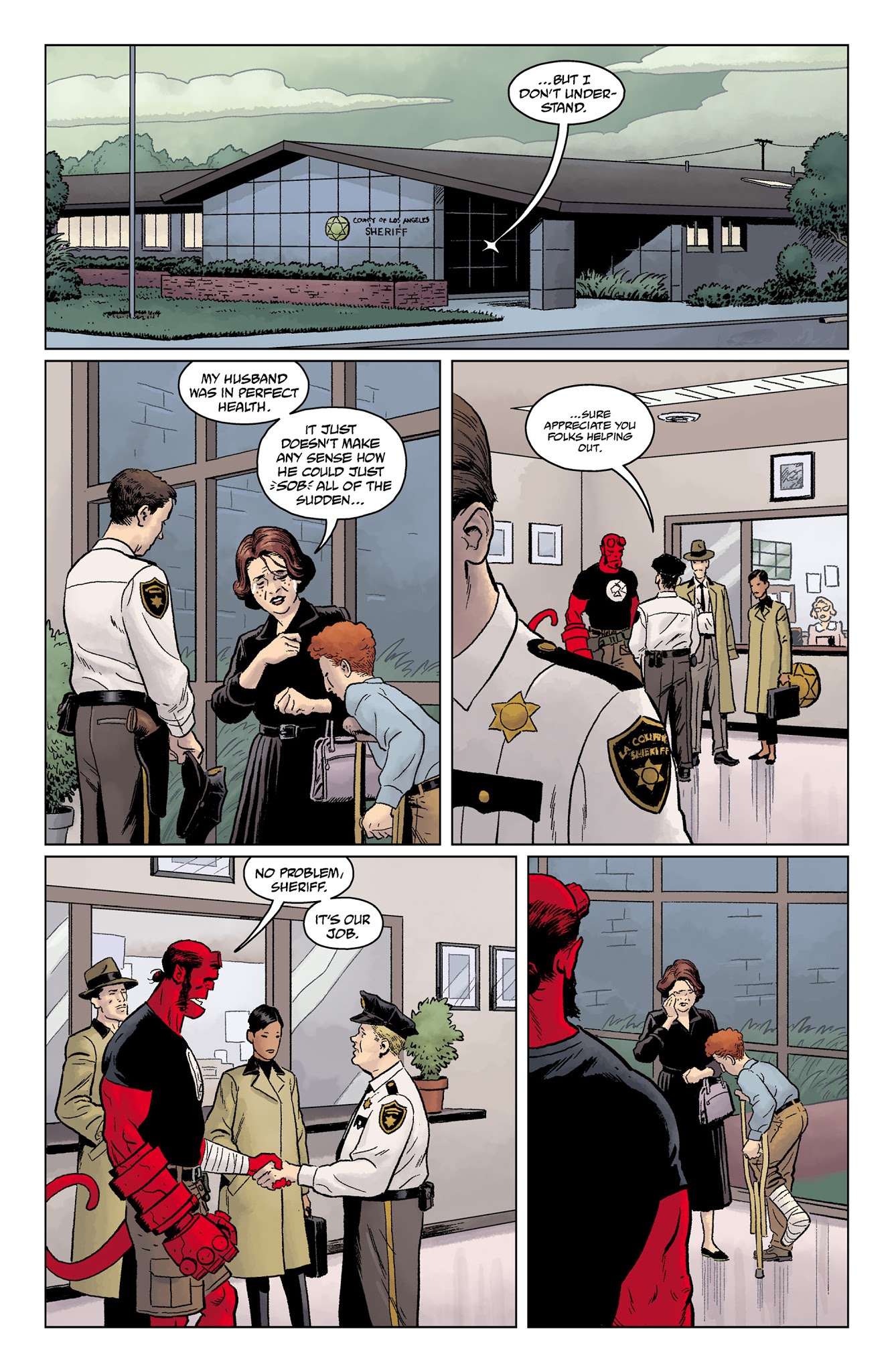 Read online Hellboy and the B.P.R.D.: 1953 - Beyond the Fences comic -  Issue #3 - 22