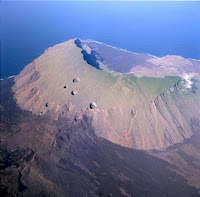 Volcan Ecuador on Isabela Island in Galapagos Islands