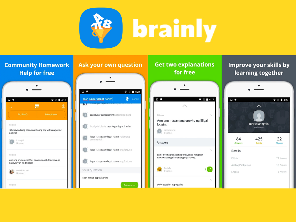  Brainly ph A Social Learning Network Now Available in 
