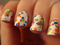 nails paint splatter nail manicure spring cute acrylic designs normal ultimate fun easy polish painted splat simple around right pretty