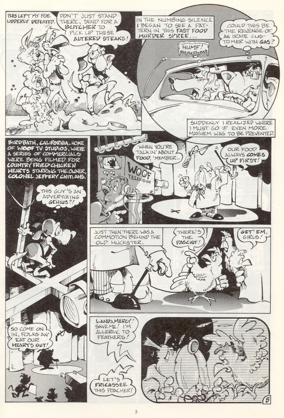 Read online Hardboiled Animal Comics comic -  Issue # Full - 8