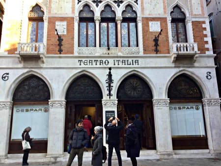 VENICE BLOG Teatro Italia in Venice PHOTO BY CAT BAUER VENICE BLOG Teatro Italia in Venice PHOTO BY CAT BAUER