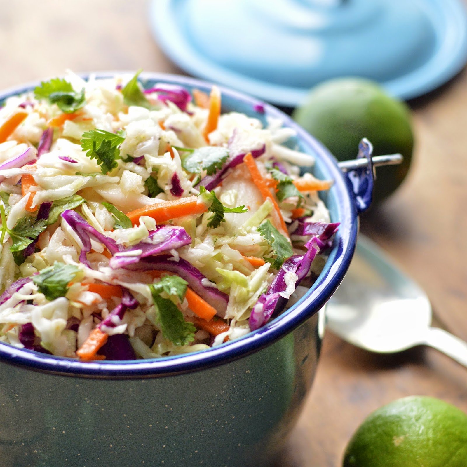 Easy Sweet and Spicy Mexican Cole Slaw | Virtually Homemade: Easy Sweet ...
