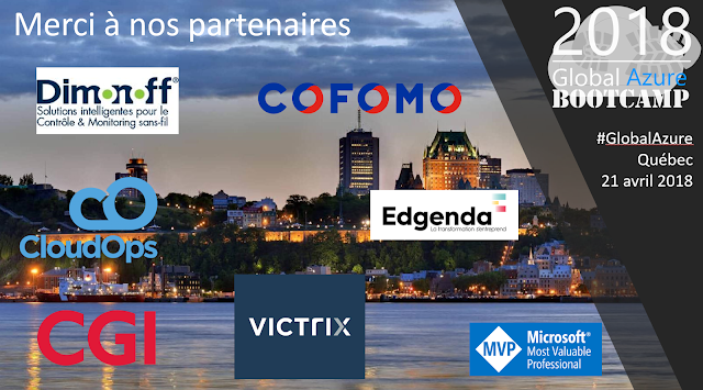 One pager showing the local partners here in Quebec city.