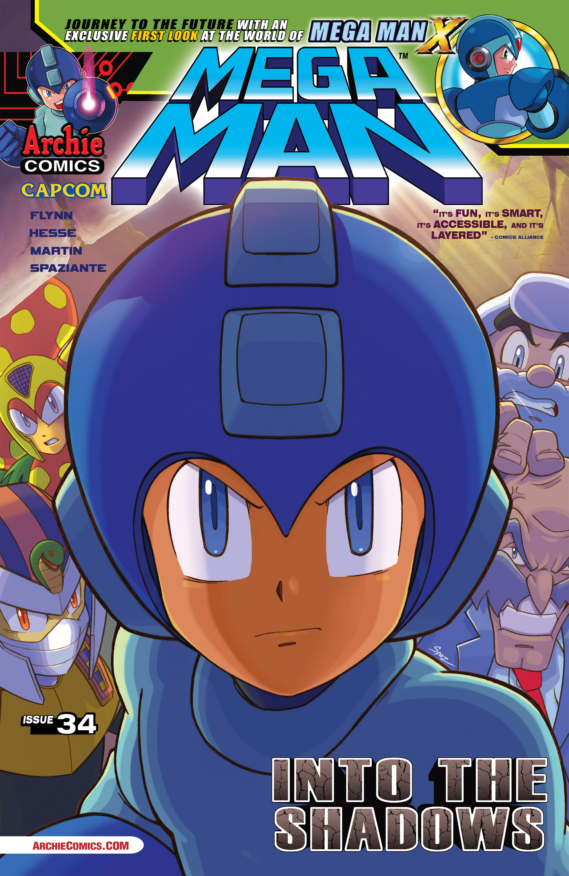 Read online Mega Man comic -  Issue #34 - 1